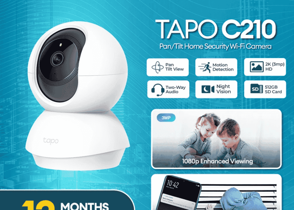 TP-Link Tapo C210 Home Security Wi-Fi Camera