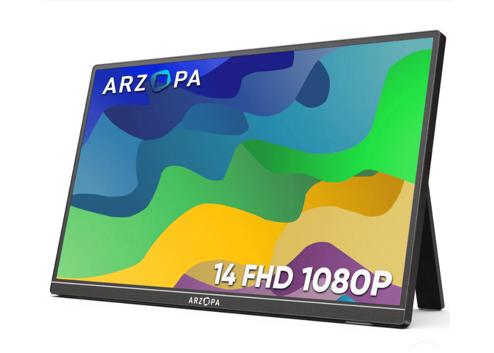 Arzopa A1S Ultra-Thin Portable Monitor | 14” FHD 1080P