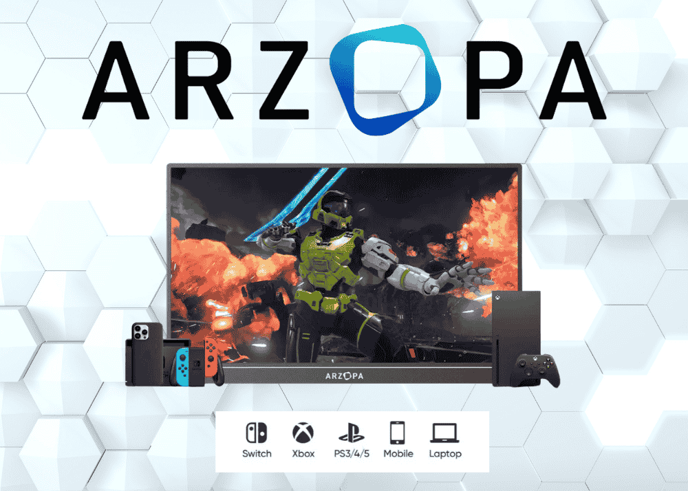 Arzopa Portable Monitor: Top Choice for Gamers, Travelers, and Freelancers